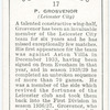 P. Grosvenor, Leicester City.
