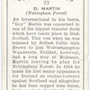D. 'Boy' Martin, Nottingham Forest.