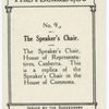 The Speaker's Chair.