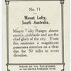 Mount Lofty, South Australia.