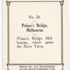 Prince's Bridge, Melbourne.