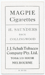 H. Saunders, Back, Collingwood.