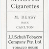 M. Beasy, Back, Carlton.