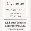W. Cameron, Follower, St. Kilda.