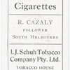 R. Cazaly, Follower, South Melbourne.