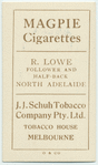 R. Lowe, Follower and Half-Back, North Adelaide.