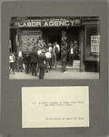 A labor agency on lower West side, New York City, 1910