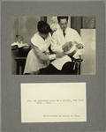 An accident case in a clinic, New York City, 1915