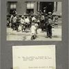 The Cop settles a dispute in a friendly way, West Side, New York City, 1910