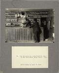 The bar-room in a construction camp on New York State Barge Canal, 1910