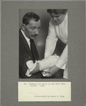 Patient and nurse in New York City clinic, 1915