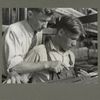 A foreman in a silk mill is teaching an apprentice..., June 1924.