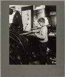 A twelve-year-old Italian boy...in a job printing shop, 1913