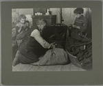 Mr. Vianna, Josephine, 9... Nicholas, 12, are working on garments, January 1908