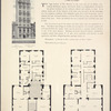 The Bownett, 11 West 81st Street ; Plan of first floor ; Plan of upper floors.