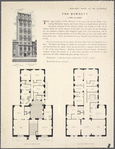 The Bownett, 11 West 81st Street ; Plan of first floor ; Plan of upper floors.