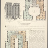 Lassano Court, 307-313 West 79th Street; Plan of first floor; Plan of upper floors.