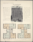 The Ponchetrain, 312-14-16 West 109th Street. Eight-story fireproof building; Plan of first floor; Plan of upper floors.