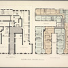 Knowlton Court - North. Plan of first floor; Plan of upper floors.