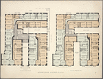 Knowlton Court - South. Plan of first floor; Plan of upper floors.