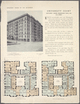 University Court, Northwest corner Morningside Drive and 117th Street; Plan of first floor; Plan of upper floors.