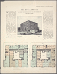 The Mecklenburg, southwest corner of Broadway and One hundred and forty-sixth Street; Plan of first floor; Plan of upper floors.