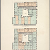 Alexander Hamilton Apartments. Plan of first floor; Plan of upper floors.