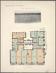 The Mansfield. View looking west ; Plan of first floor.