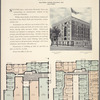 Colonial Court, southwest corner Broadway and 142nd Street; Plan of first floor; Plan of upper floors.
