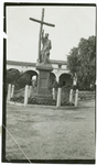 Statue of founder of San Juan de Capistrano, Cal. [California].