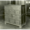 The witch bureau, from the middle drawer of which one of the witches jumped out who was hung at Gallows Hill in Salem.