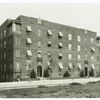 Garden apartment buildings for the Queensboro Corp., Jackson Heights, Queens, New York.