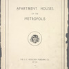 Apartment houses of the metropolis, Title page