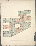 Hendrik Hudson Apartments. Plan of upper floors.