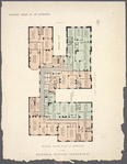 Typical floor plan of Addition to the Hendrik Hudson Apartments.