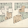 The Dorilton. Plan of first floor ; Plan of upper floors.