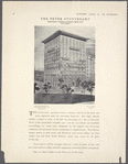 The Peter Stuyvesant, Northeast corner Riverside Drive and 98th Street. (In course of construction.)