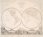 The world in hemispheres : with comparative views of the heights of the principal mountains and lengths of the principal rivers on the globe