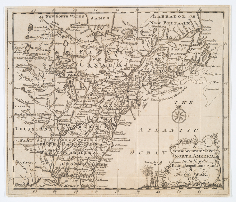 A New & accurate map of North America : including the British ...