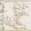 North America divided into its principall parts where are distinguished the severall states which belong to the English, Spanish, and French