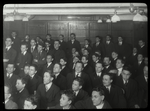 Work with schools, Seward Park Branch: audience of young men and boys, East Side Debating Club, Dec. 1916