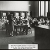 Work with schools, 67th Street Branch : class visiting library, June 1938