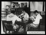 Work with schools, 67th Street Branch : boys from the School of Aviation Trades reading, June, 1938