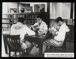 Work with schools, 67th Street Branch : boys from the School of Aviation Trades reading, June, 1938