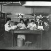 Work with schools, Stapleton Branch : Miss Van Pelt's class in mending, ca. 1910s