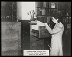 Work with schools, teachers' reference room : a teacher finds project materials, 1938