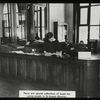 Work with schools, teachers' reference room : charge desk with caption on slide : there are special collections of books for young people in 36 branch libraries