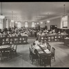 Work with schools : class visit, showing one half of large room packed with children, ca. 1920?