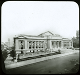 Central building, exterior views, Fifth Avenue, 1914-1916 : Fifth Avenue facade from Arnold Constable Building, 2 May, 1915, view from across Fifth Avenue and 40th Street