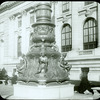 Central building, sculpture and monuments : base of flagpole